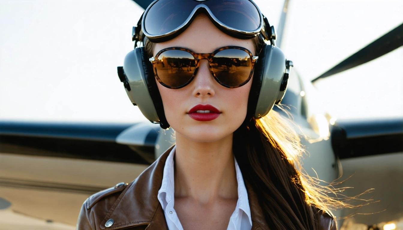 aviator Pin Up